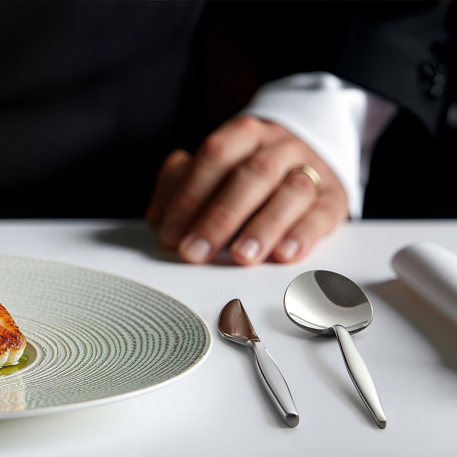 KINGSTONE Silverware Set, 20-Piece Flatware Set Cutlery Set Premium 18/10 Stainless Steel, Tableware Include Forks Knives Spoons for Home Kitchen Restaurant Wedding, Dishwasher Safe - Image 8