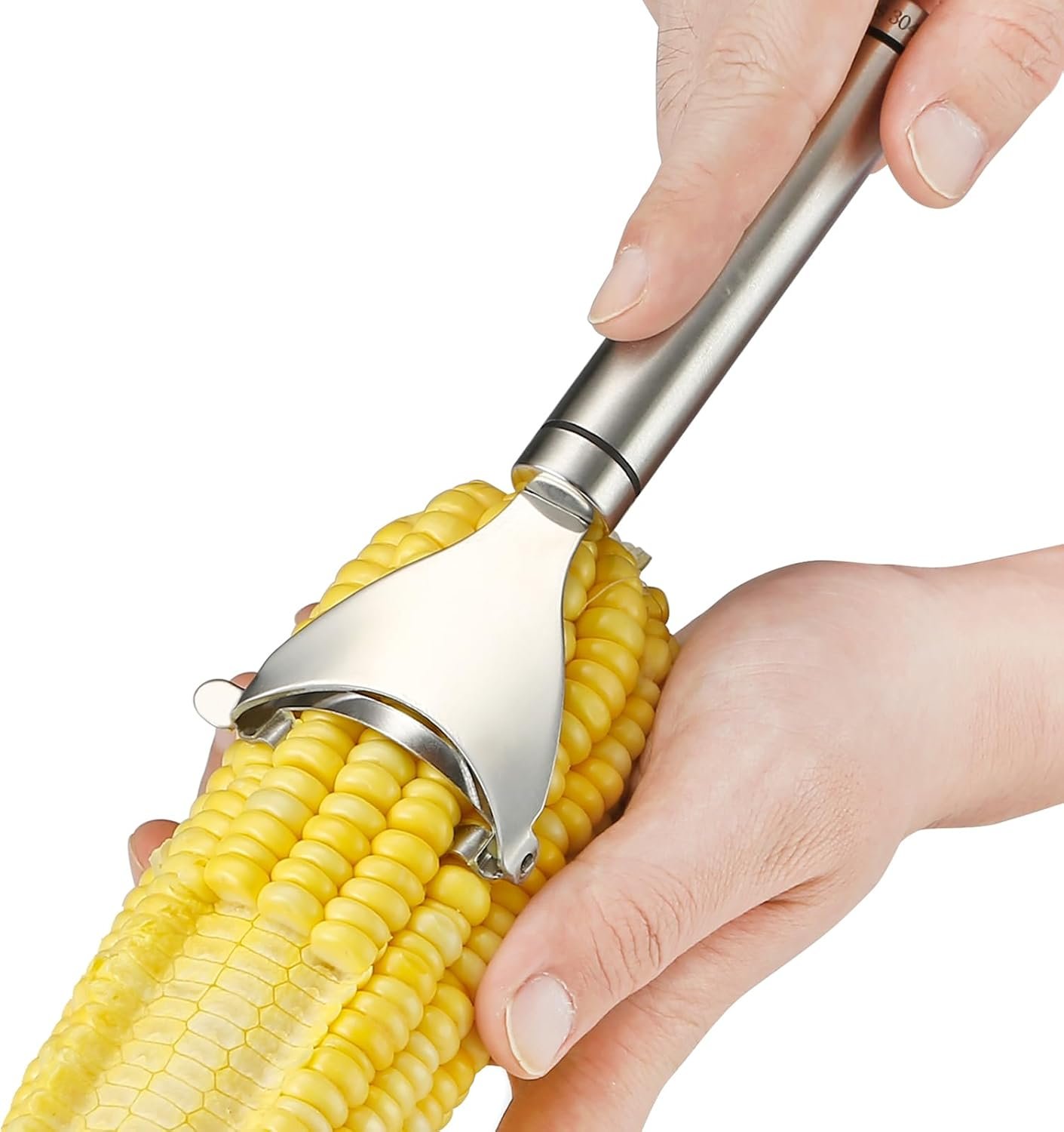 Corn Peeler Stainless Stee Corn Cob Stripper Tool Corn Thresher from the Cob, Removes Corn Kernels From Corn Cobs In Seconds, Kitchen Gadget - Image 2